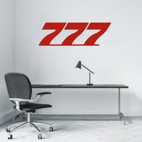 Thumbnail for 777 Flat Text Designed Wall Metal Signs