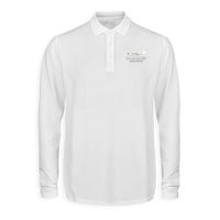 Thumbnail for The Bombardier Learjet 75 Designed Long Sleeve Polo T-Shirts