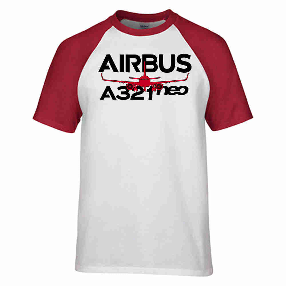Amazing Airbus A321neo Designed Raglan T-Shirts