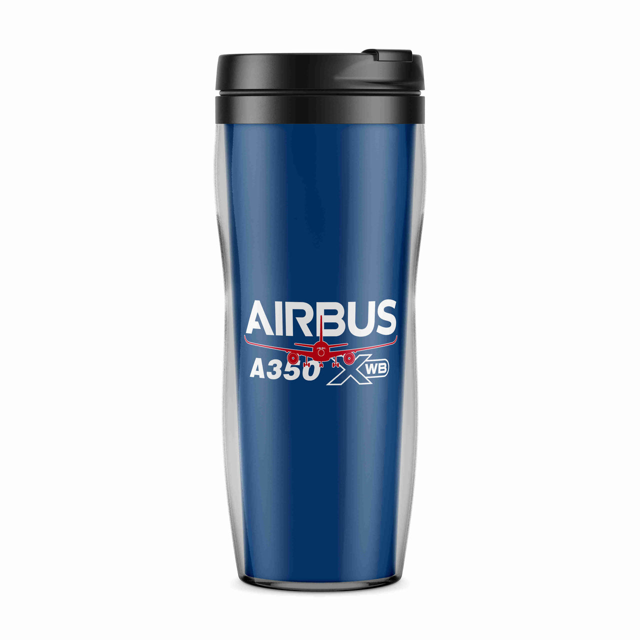 Amazing Airbus A350 XWB Designed Plastic Travel Mugs