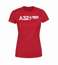 Thumbnail for A321neo & Text Designed Women T-Shirts
