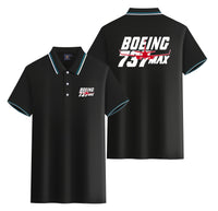 Thumbnail for Amazing 737 Max Designed Stylish Polo T-Shirts (Double-Side)