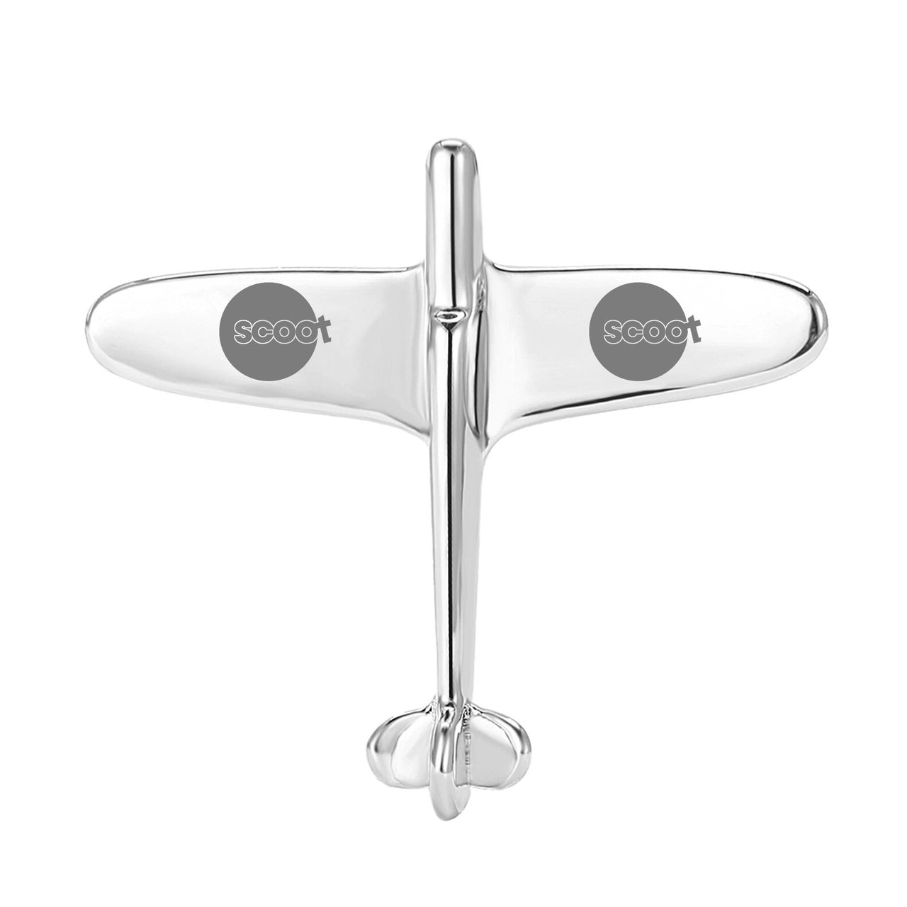 Scoot Airlines Designed Airplane Shape Brooches
