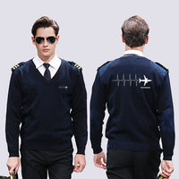 Thumbnail for Aviation Heartbeats Designed Wool Pilot Sweaters