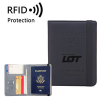 Thumbnail for LOT Polish Airlines Designed Passport Cover Travel Wallet Passport Holder