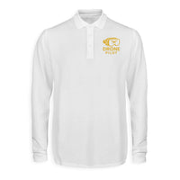 Thumbnail for Googles & Drone Pilot Designed Long Sleeve Polo T-Shirts