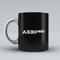 Thumbnail for A330neo & Text Designed Ceramic White Mugs