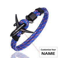 Thumbnail for Super Quality Stylish Airplane Shape Bracelets Black (Mixed Colours)