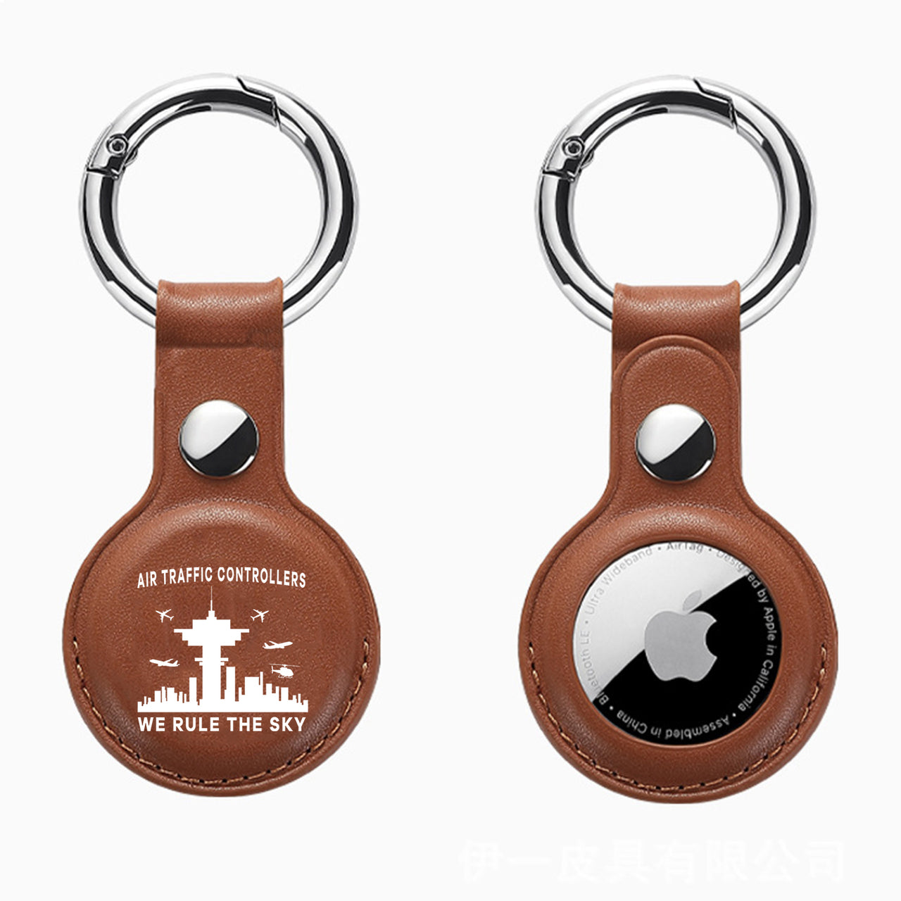 Air Traffic Controllers - We Rule The Sky Design Airtags Leather Cases