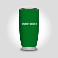 Thumbnail for Remove Before Flight 2 Designed Tumbler Travel Mugs