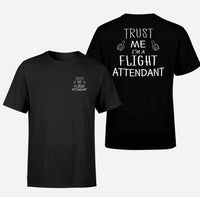 Thumbnail for Trust Me I'm a Flight Attendant Designed Double-Side T-Shirts