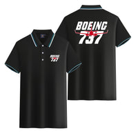 Thumbnail for Amazing Boeing 737 Designed Stylish Polo T-Shirts (Double-Side)