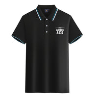 Thumbnail for Airbus A330 & Plane Designed Stylish Polo T-Shirts