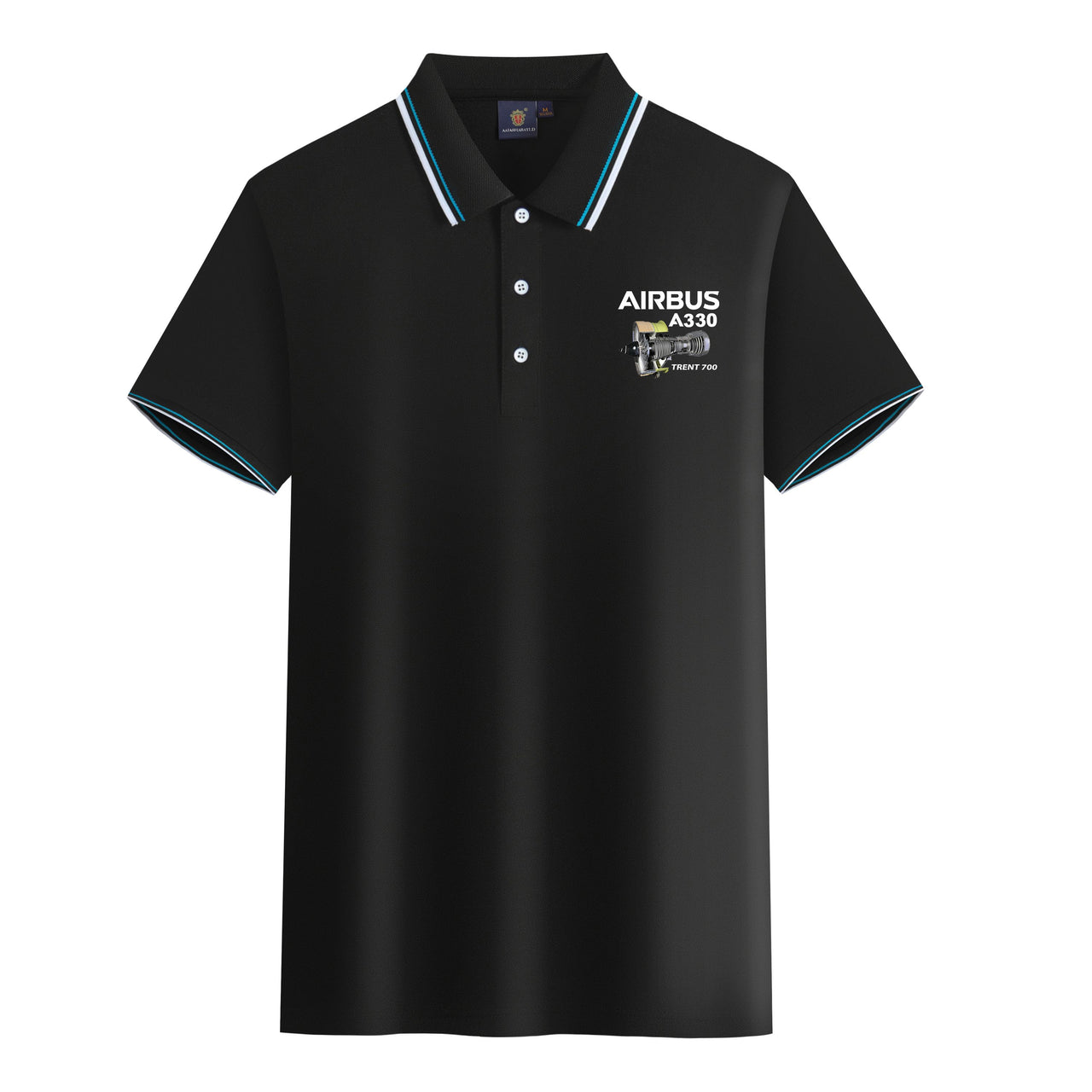 Airbus A330 & Trent 700 Engine Designed Stylish Polo T-Shirts