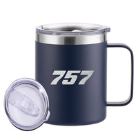 Thumbnail for 757 Flat Text Designed Stainless Steel Laser Engraved Mugs