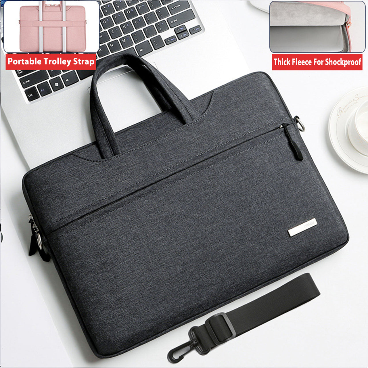 Simple Laptop Bag with Carrying Handle