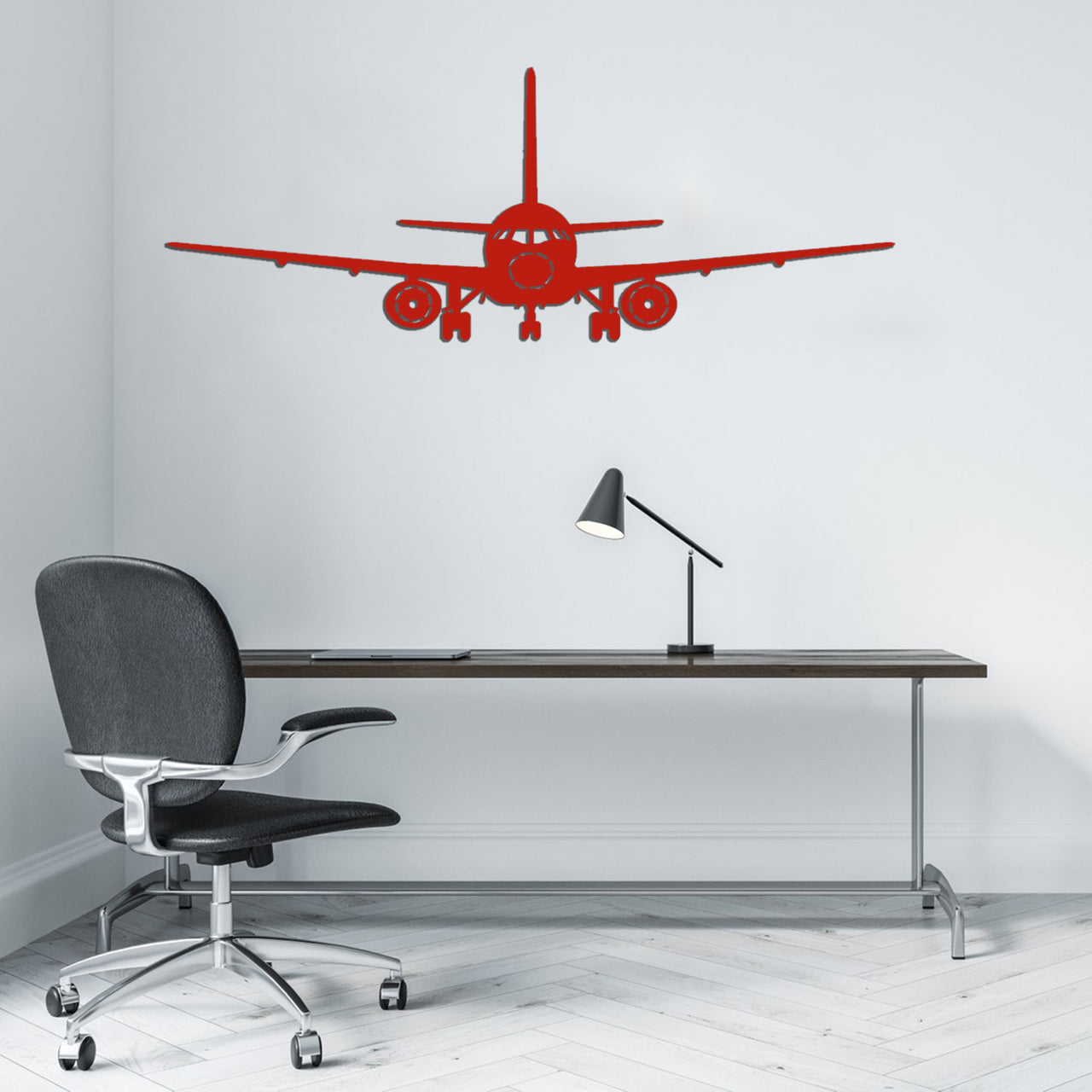 Sukhoi Superjet 100 Silhouette Designed Wall Metal Signs