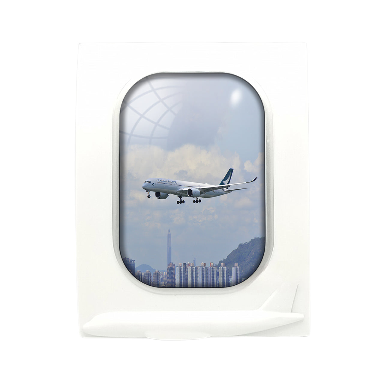 Cathay Pacific Airbus A350 Designed Airplane Window Photo Frame