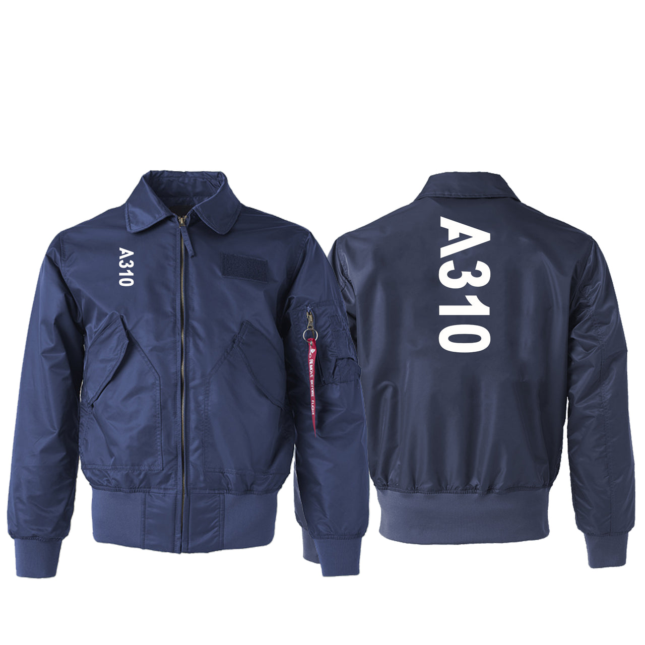 A310 Text Designed Embroidered Patch Attachable Jackets