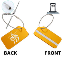 Thumbnail for Boeing 727 & Plane Designed Fashion Metal Luggage Tags