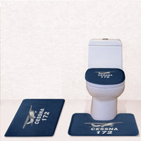 Thumbnail for The Cessna 172 Designed Toilet Seat Cover Three-piece Set