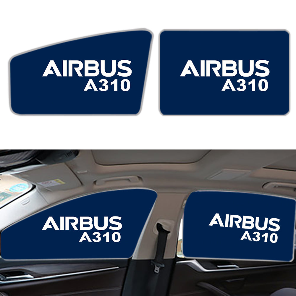 Airbus A310 & Text Designed Car Sun Shade (Side window)