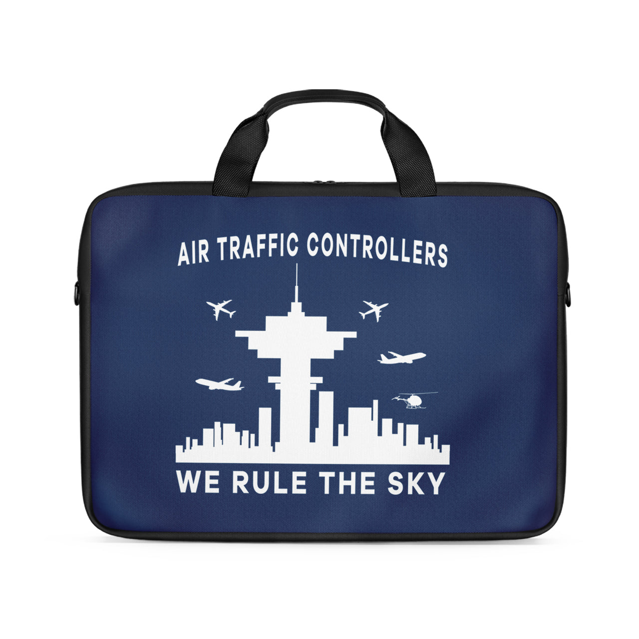 Air Traffic Controllers - We Rule The Sky Designed Laptop & Tablet Bags