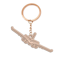 Thumbnail for Airbus A330 Silhouette Designed Hollow Key Chains