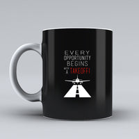 Thumbnail for Every Opportunity Designed Ceramic White Mugs
