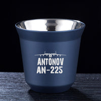 Thumbnail for Antonov AN-225 & Plane Designed Double Wall Stainless Steel Coffee Mugs