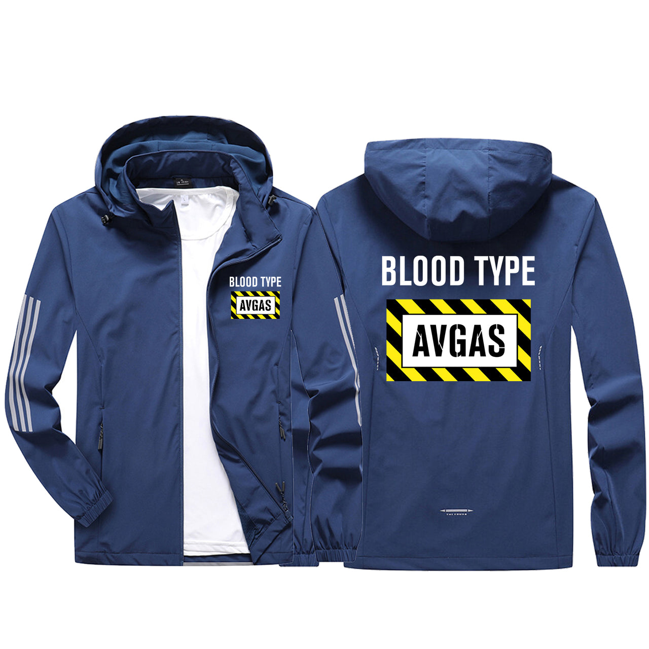 Blood Type AVGAS Sport & Running Jackets