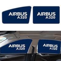 Thumbnail for Airbus A320 & Text Designed Car Sun Shade (Side window)