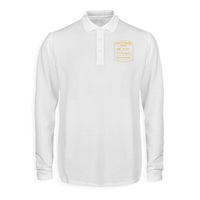 Thumbnail for Pilot's Golden Rules Designed Long Sleeve Polo T-Shirts