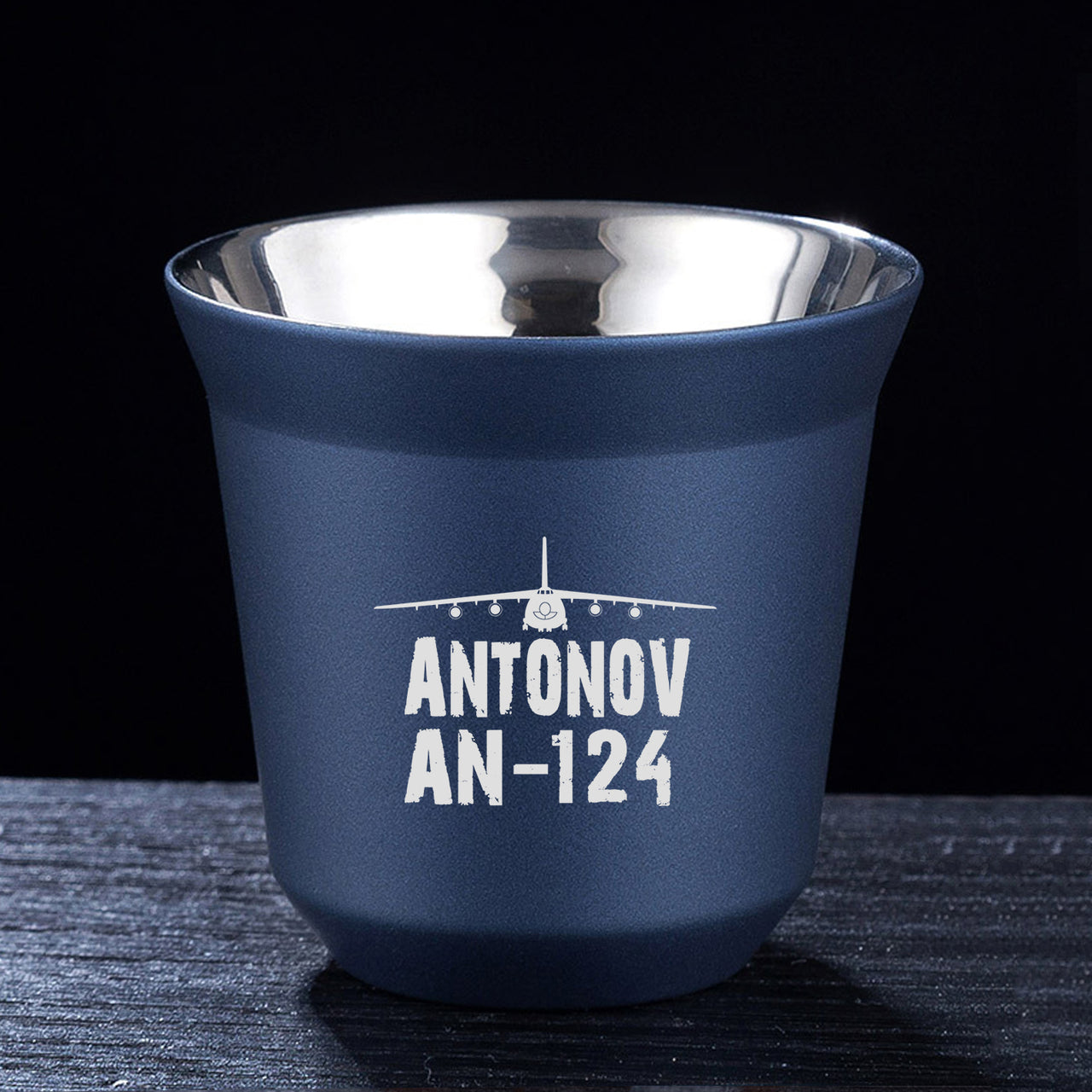 Antonov AN-124 & Plane Designed Double Wall Stainless Steel Coffee Mugs
