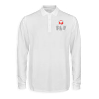 Thumbnail for Aviation Alphabet 3 Designed Long Sleeve Polo T-Shirts