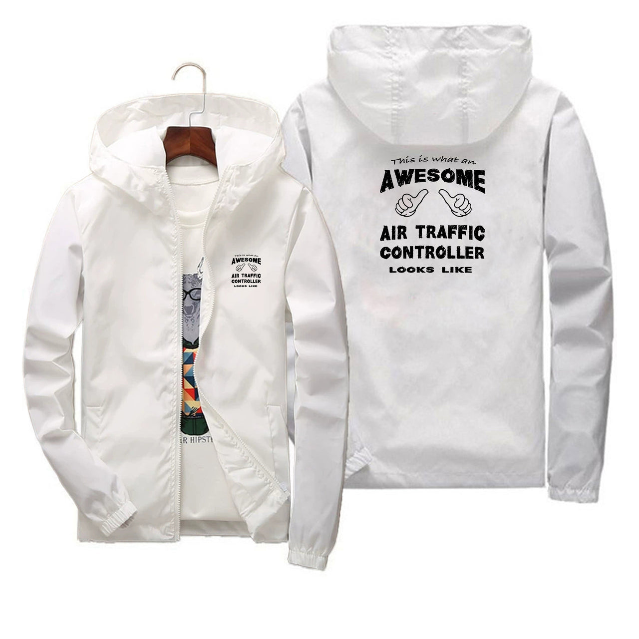 Air Traffic Controller Designed Thin Windbreaker Jackets