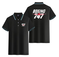 Thumbnail for Amazing Boeing 747 Designed Stylish Polo T-Shirts (Double-Side)