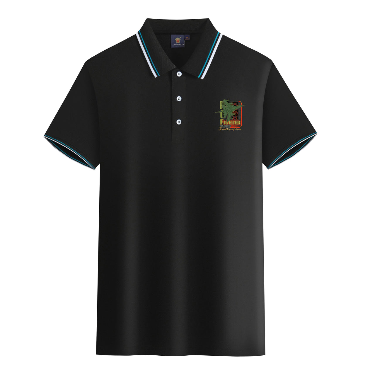 Fighter Machine Designed Stylish Polo T-Shirts