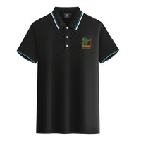 Thumbnail for Fighter Machine Designed Stylish Polo T-Shirts