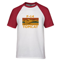 Thumbnail for Retro F-14 TOMCAT Designed Raglan T-Shirts