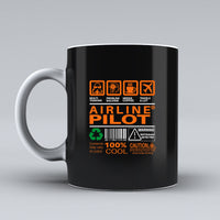Thumbnail for Airline Pilot Label Designed Ceramic White Mugs