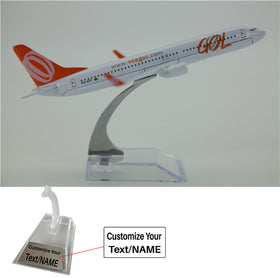 GOL Boeing 737 Airplane Model (16CM)