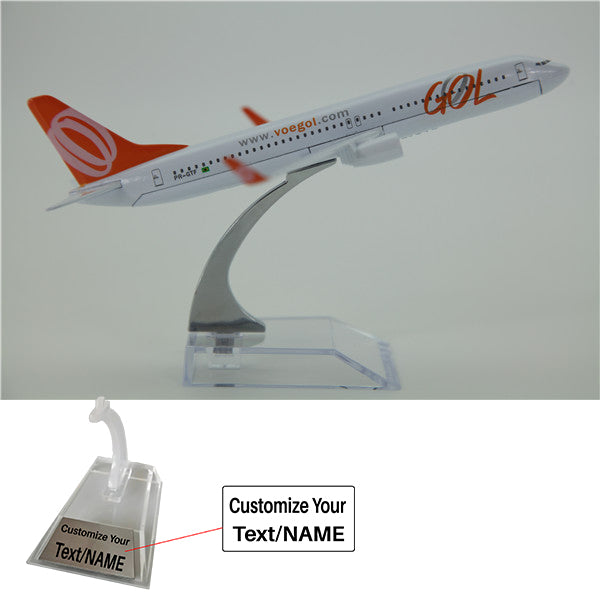 GOL Boeing 737 Airplane Model (16CM)