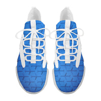 Thumbnail for Blue Seamless Airplanes Designed Fashion Running Shoes
