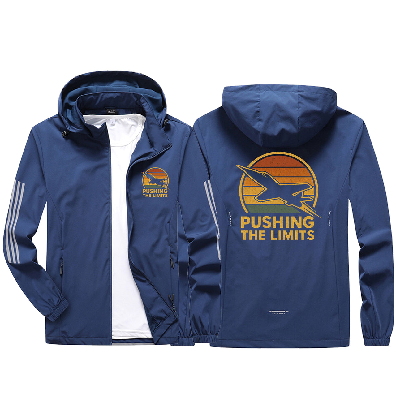 Pushing The Limits Retro Design Sport & Running Jackets