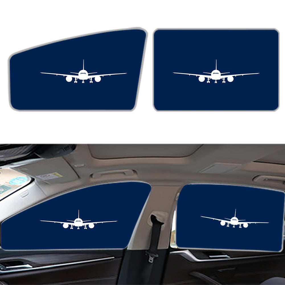 Boeing 777 Silhouette Designed Car Sun Shade (Side window)