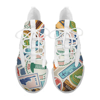 Thumbnail for Travel Stickers Designed Fashion Running Shoes