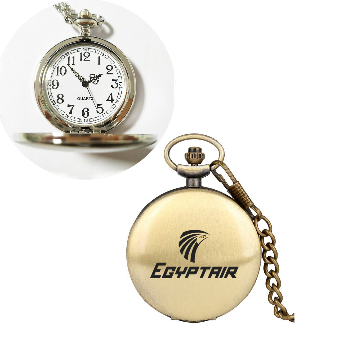 Egyptair Airlines Designed Pocket Watches