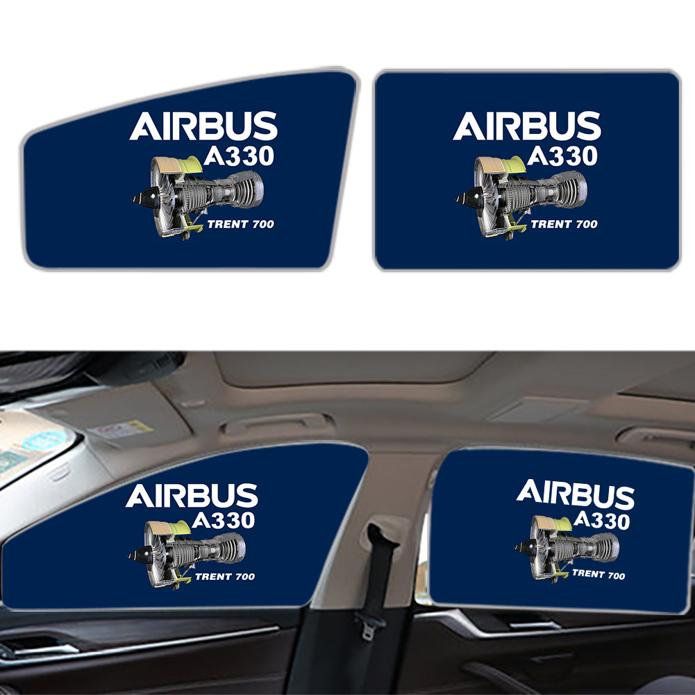 Airbus A330 & Trent 700 Engine Designed Car Sun Shade (Side window)