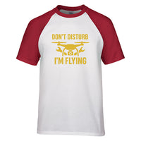 Thumbnail for Don't Disturb I'm Flying Designed Raglan T-Shirts